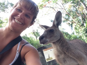 A Rooie with my Kangaroo friend